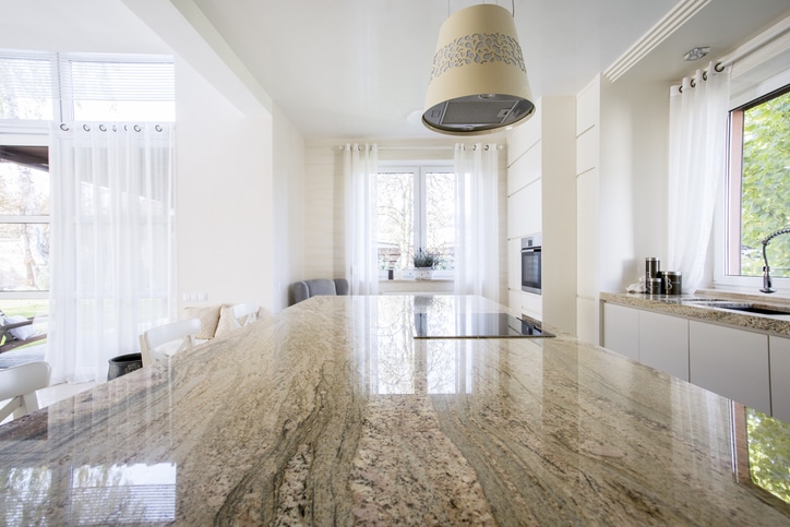 kitchen with granite countertop