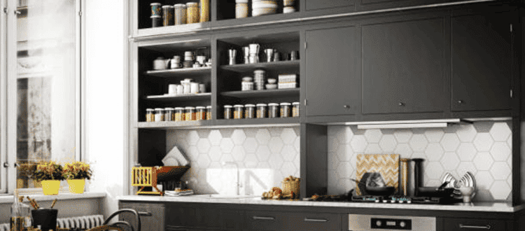 kitchen remodel with quartz countertop
