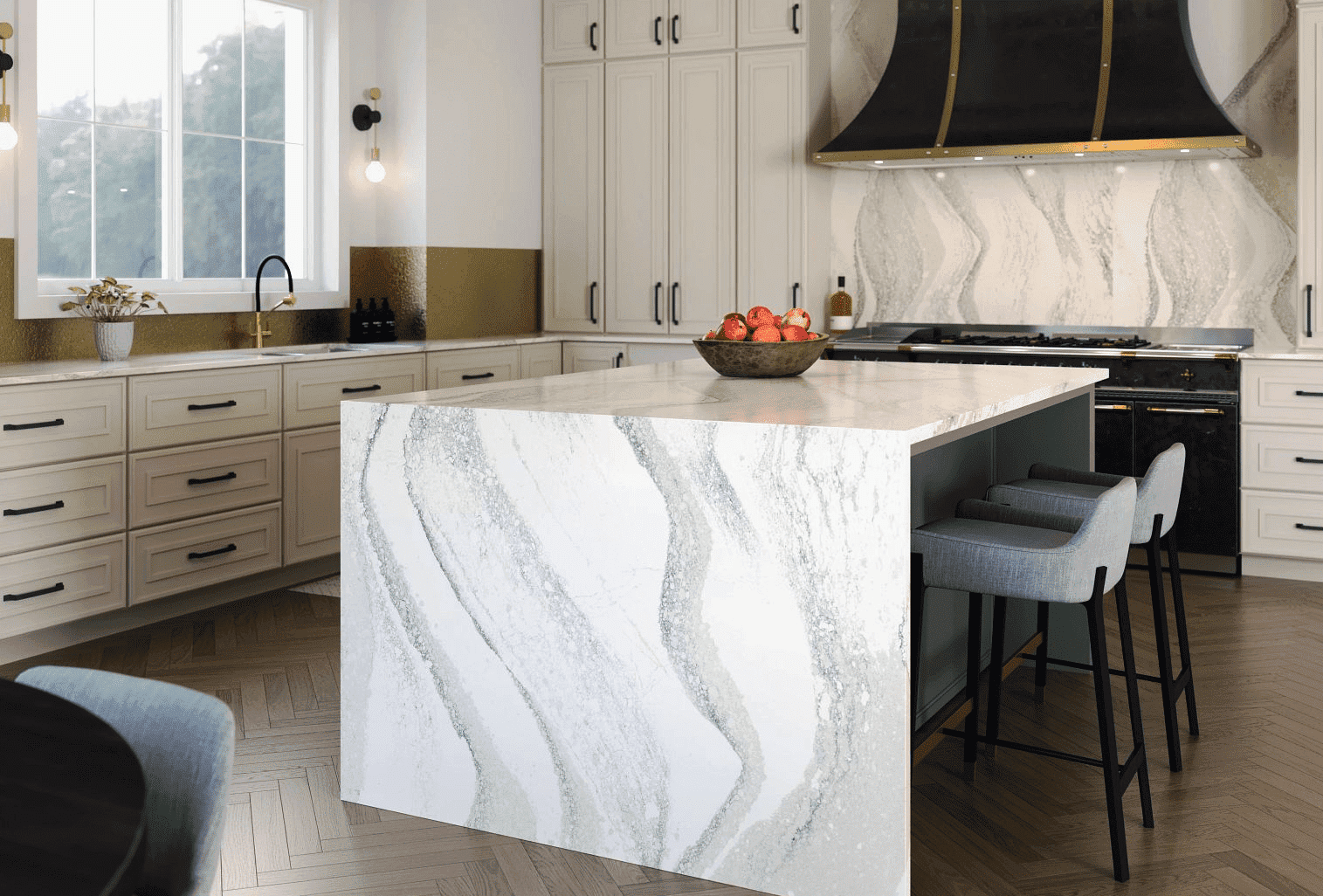 16 Beautiful Quartz Kitchen Countertops to Update Your Kitchen