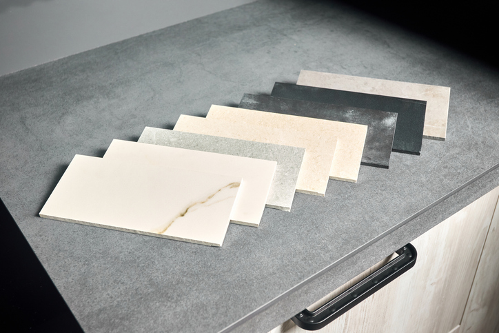 porcelain counter